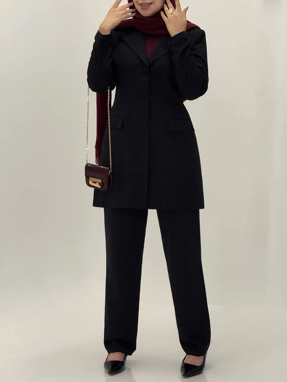 3586-ست کت شلوار اداری موناکو